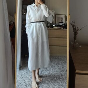 Theory shirt maxi dress